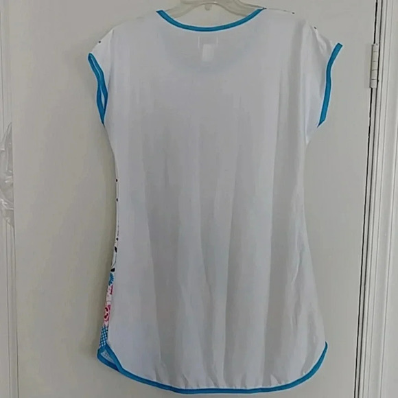 Vintage Lati Fashion Print Night Gown - Picture 3 of 3